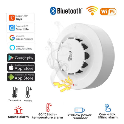 Rapid Response: 3-in-1 Smart Wi-Fi Home Smoke Detector